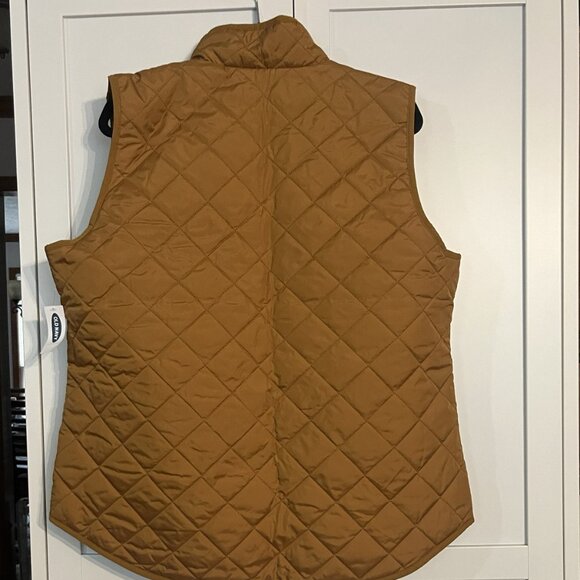 Old Navy Mustard Diamond Vest size XL - Picture 2 of 6